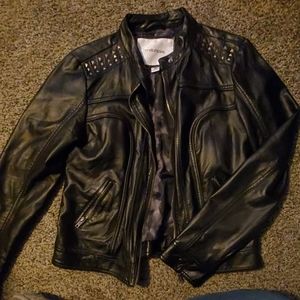Maurices faux leather studded jacket
